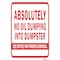 Signmission Safety Sign, 12 in Height, Aluminum, 18 in Length, 25316 A-1218-25316 - alternate 1